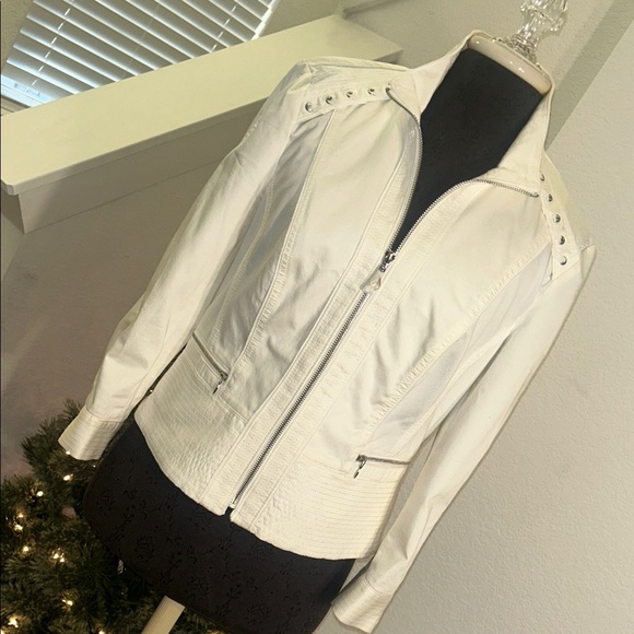 White House Black Market Jackets & Blazers - White House Black Market White Jacket